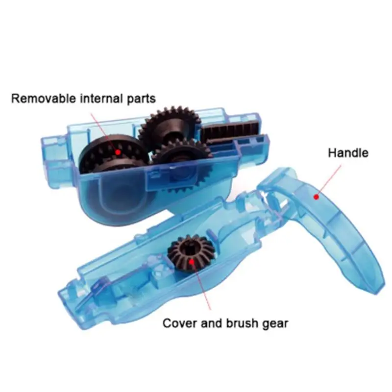 

Portable Bicycle Chain Cleaner Bike Clean Machine Brushes Scrubber Wash Tool Mountain Cycling Cleaning Kit Outdoor Sports Tool