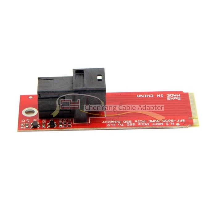 CY U.2 U2 комплект SFF-8639 NVME PCIe SSD адаптер для Материнская плата Intel SSD 750 P3600 p3700 M.2 SFF-8643 mini sas HD