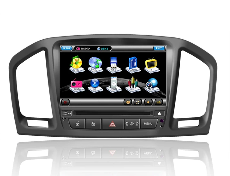 For Opel/Vauxhall Insignia 2 din Car DVD Player with GPS Navigation