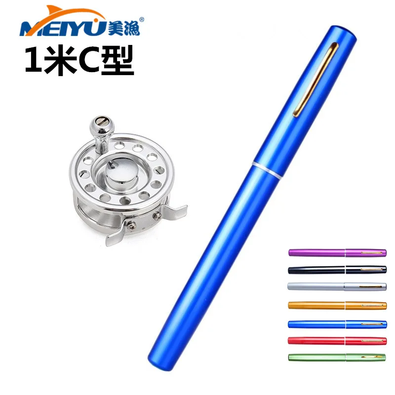 EMMROD The Mini Portable Pen Fishing Rod Fly Fishing Round Ice Fishing Rafts Angeles Boat Fishing Bridge Type 1 M C EMMROD The Mini Portable Pen Fishing Rod Fly Fishing Round Ice Fishing Rafts Angeles Boat Fishing Bridge Type 1 M C