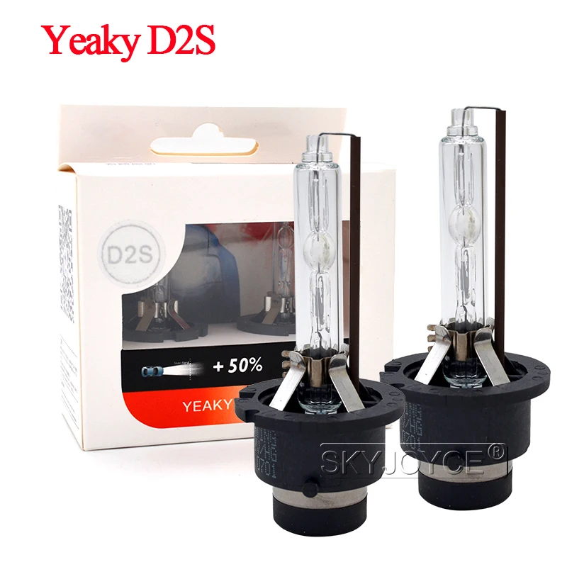 Fast Bright 35W Yeaky D1S D2S Xenon HID Bulb 4500K D1S D2S 5500K Yeaky HID Xenon Bulb D3S D4S 6500K D2R D4R Car Light Bulb Lamp (9)