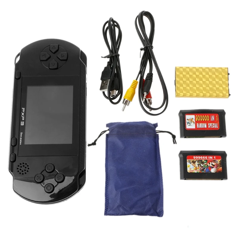 16 бит портативных игровых консолей Портативный видео игры 150 ретро Megadrive PXP