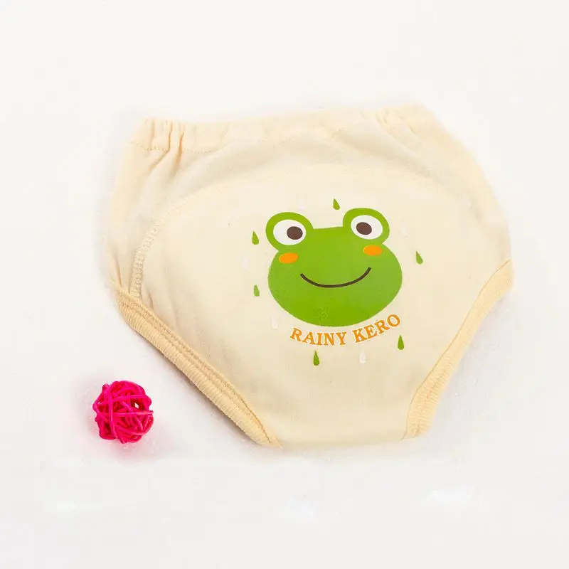 Calças de Treinamento de Aprendizagem Recém-nascido dos Desenhos Calças de Treinamento Bebê Animados Calças - Set Potty Fralda Impermeável Conduzidas Underwear 2 Pçs 3 Cheap Roupa interior e capas p fralda