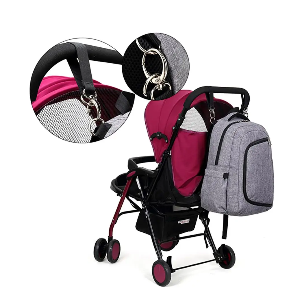 

Baby Diaper Bag Large Capacity Mummy Maternity Nappy Travel Backpack with Stroller Straps