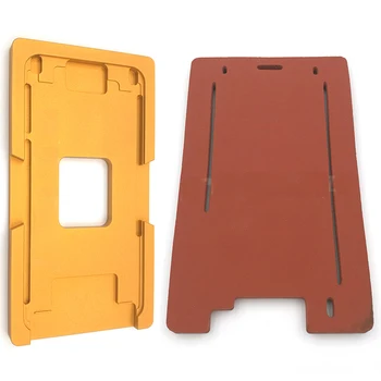 

1set OCA laminating machine silica gel pad gasket mat and front glass with frame mold for iphone 5 5s/ 6 6S/6 6s plus/7/7plus