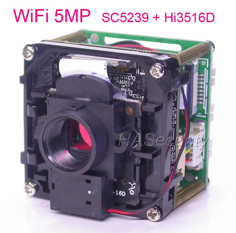 WiFi 5.0MP H.265/H.264 1/1. 2," SmartSens SC5239 CMOS+ Hi3516D IP CCTV камера Модуль платы блока программного управления(дополнительные части