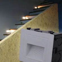 3 w светодиодный Угловой настенный светильник IP65 Водонепроницаемый открытый Алюминий со встроенным коробка для лестничные ступеньки/фойе настенный угловой свет сада и дома