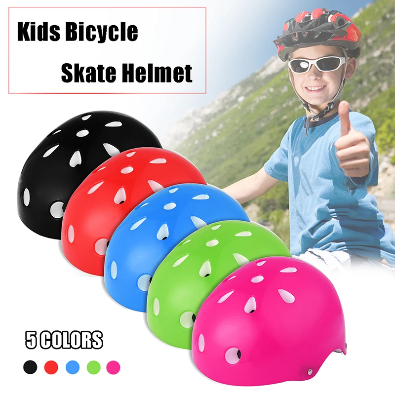 5 цветов, детские велосипедные шлемы для мальчиков и девочек, детский ледяной шлем для скейтбординга, защитный шлем для головы, для езды на открытом воздухе, спортивный детский шлем