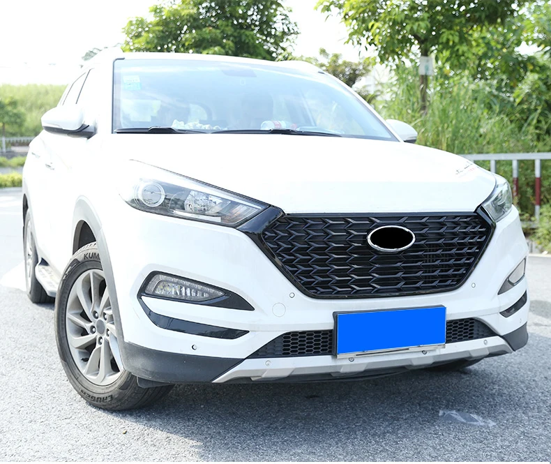 Lsrtw2017 Abs автомобиля Передняя решетка чистая средняя сетка для hyundai Tucson