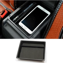 Для 2007-2013 Volkswagen VW Tiguan подлокотник коробка для хранения коробка в центральную консоль ящик подлокотник перчатки лоток держатель Органайзер