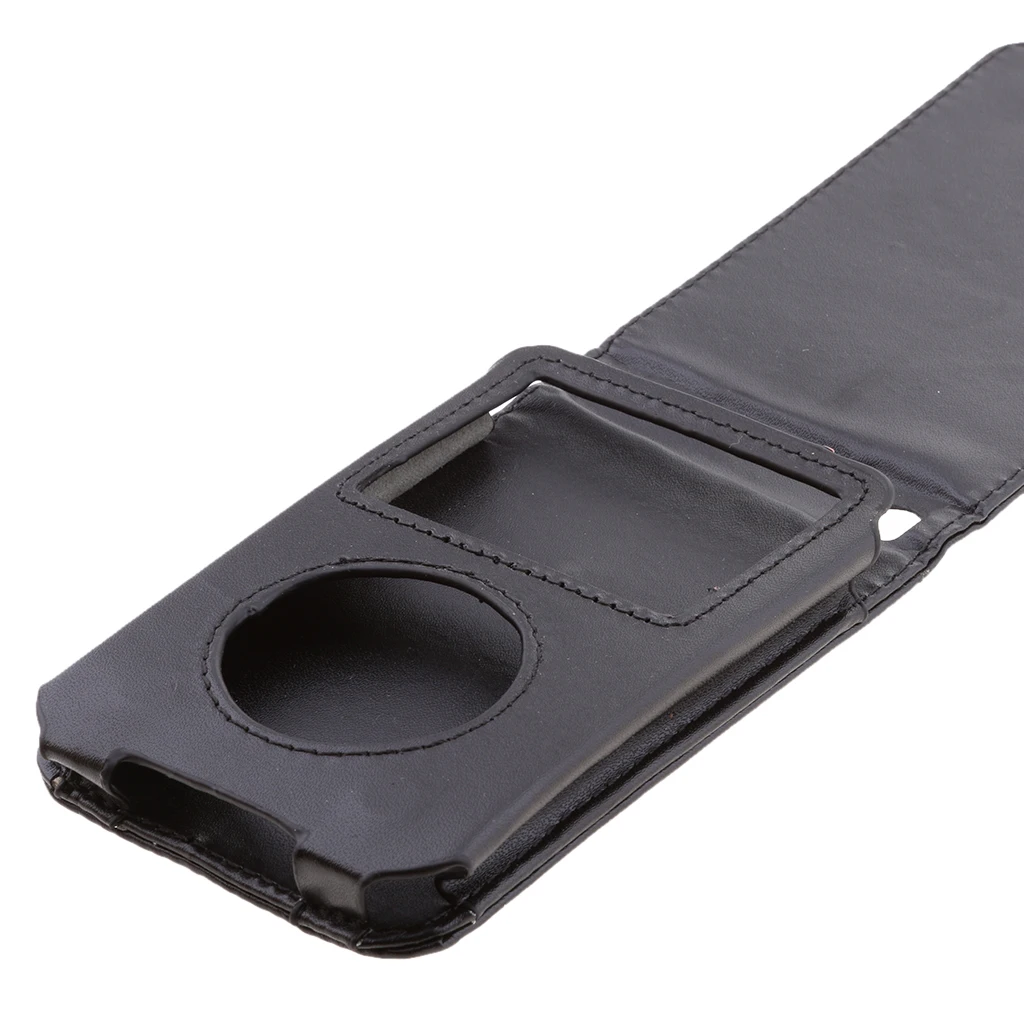 PU Leather Flip Case Cover Magnetic Closure For iPod Classic 6th Gen & Later 80GB 120GB 160GB