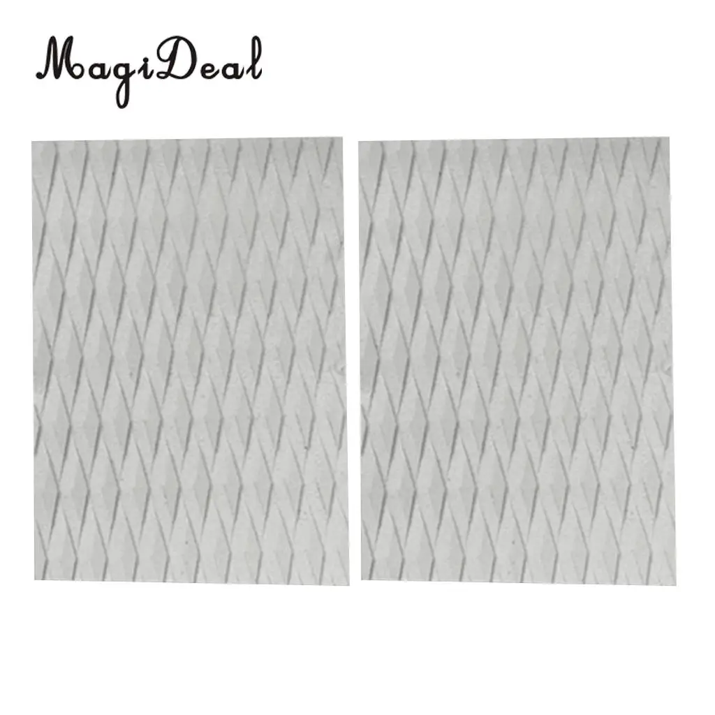 MagiDeal Anti-Slip Ultralight Diamond Grooved EVA Surfing Traction Pad Deck Grip Tail Pad for Surfboard Kiteboard Surf Accessory