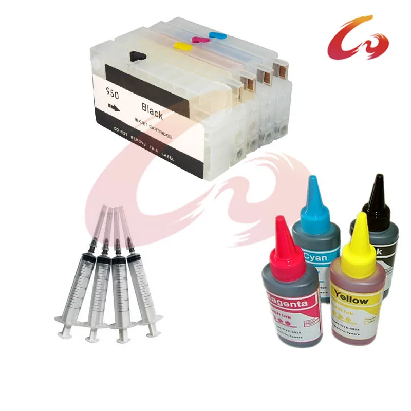 950 950 951 XL Refillable ink cartridge for HP Officejet Pro 8100 8600