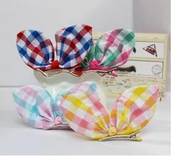 

New Rabbit Ear Cute Hairpins Kids Hair Accessories Stripe Dot Bow-knot  Hair Ornaments Baby Headwear Hair Clip