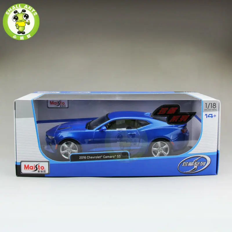 1/18 Chevrolet CAMARO SS литая под давлением модель автомобиля Maisto 31689 синий