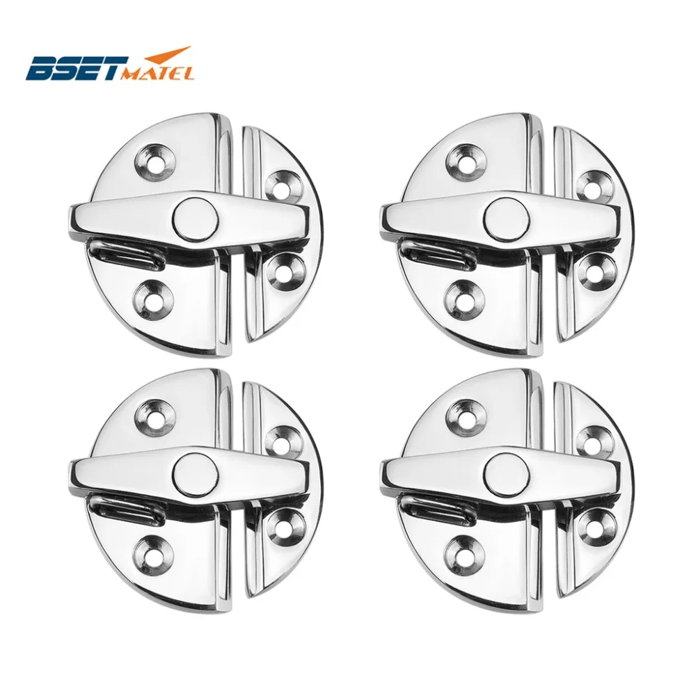 4PCS Marine Grade Stainless Steel 316 Boat Door Hatch Round