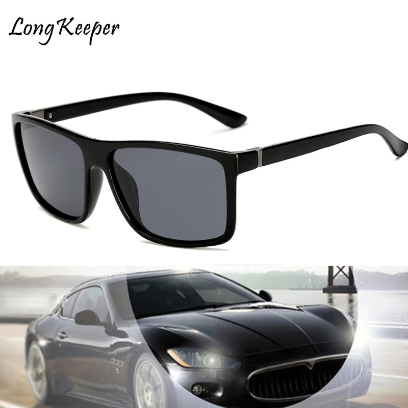 Long Keeper 2018 Sunglasses Men Polarized Square Sunglasses Brand