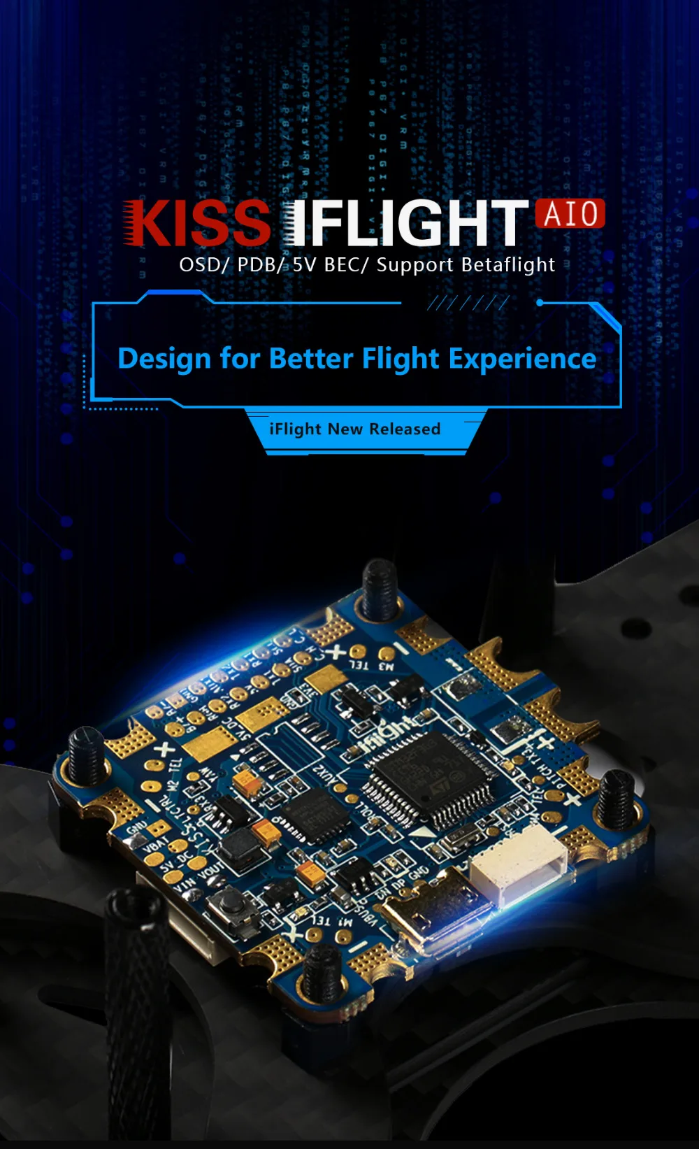 Kiss iFlight Flyduino Kiss Licensed Flight Controller (1)