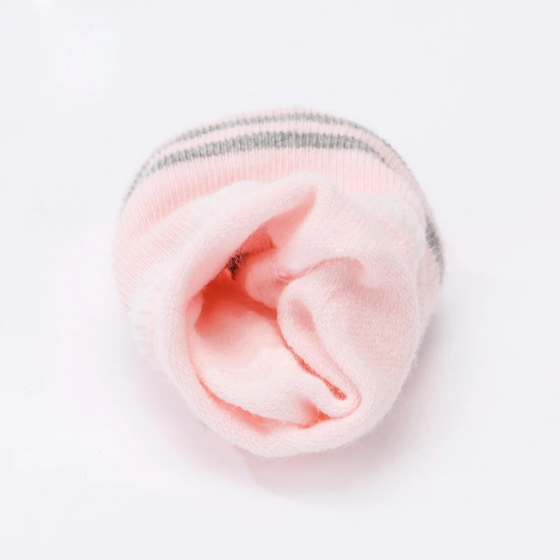 3 пары/партия, детские носки, осенне-зимние хлопковые утепленные носки-тапочки для новорожденных, противоскользящие носки для детей 0-6 месяцев, HJS7070