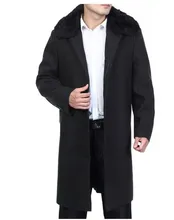 2016 winter slim fashion classic new style for the men’s cashmere jacket good quality business long wool coats clothing big size
