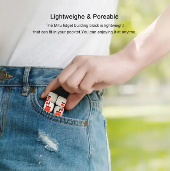 Оригинальные кубики xiaomi mitu Спиннер пальчиковые интеллектуальные игрушки