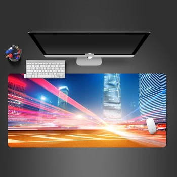 

Color Art City Street Mouse Pad Rubber Game Player Pad Computer Keyboard Mouse Game Art Table Mat Gamers Mouse Pad Cool Gifts