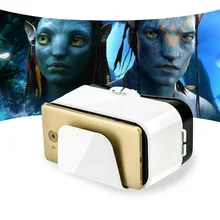 VR Box 3d Headset Virtual Reality Goggles 6.6 inch Screen Googles Cardboard 3D Glasses For Smartphone 4.5-6.6 inch New Version