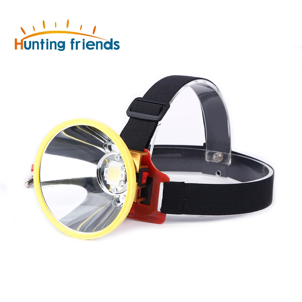 

12V LED headlamp diffused lighting large spot light fishing emergency night market lamp power by storage battery
