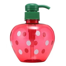 1 шт. 500 мл бутылка для купания клубника/Пресс в форме сердца эмульсия в бутылках лосьон для дозатора дорожные принадлежности для ванной комнаты