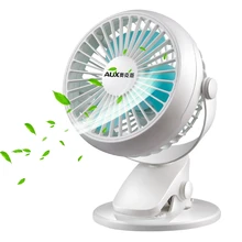DC5V USB вентилятор 3 Вт 5," Настольный висячий 360 градусов вращение 2 скорости бесшумный USB Охлаждающий зажим Персональный вентилятор 5,5 дюймов мини-вентилятор