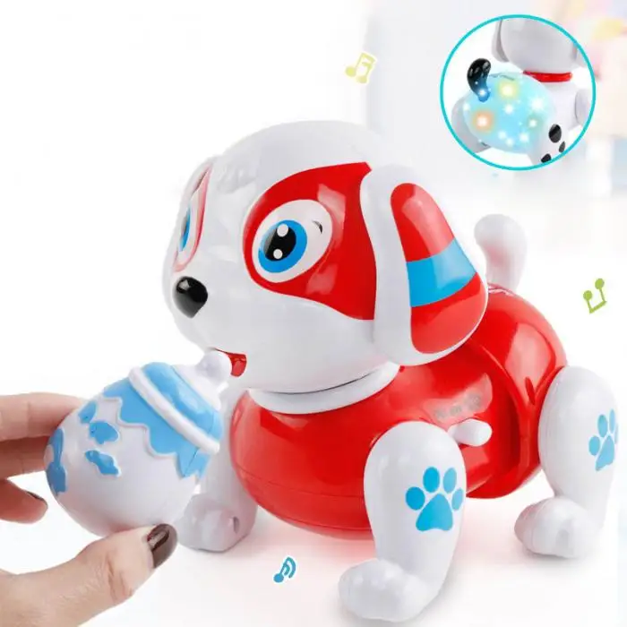 Забавные электронные игрушки Музыка поет и ходит игрушки для домашних животных электронная собака для детей случайный цвет @ ZJF