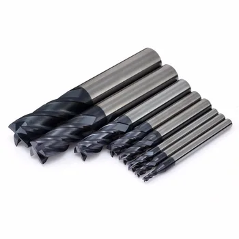 

8pcs Carbide Milling Cutter 4 Flutes End Mill Set Tungsten Steel Milling Cutter Tool CNC 2-12mm Machine Tools & Accessories