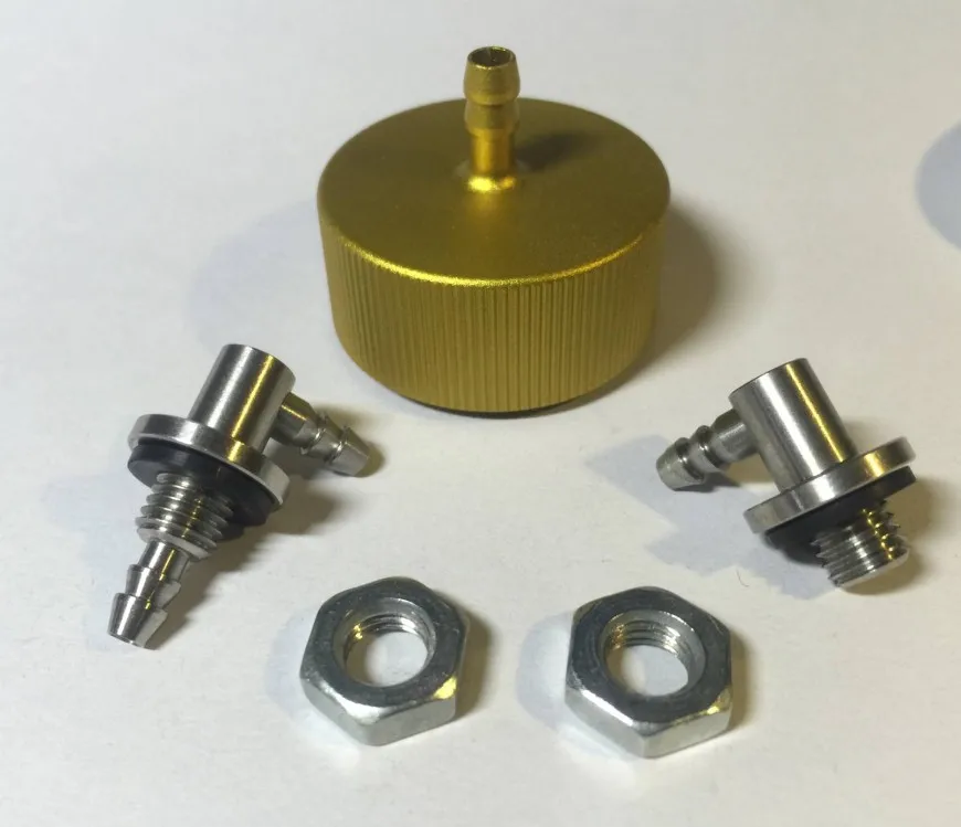 fuel tank fitting part /L type fuel tube connector for diameter3 4MM rc