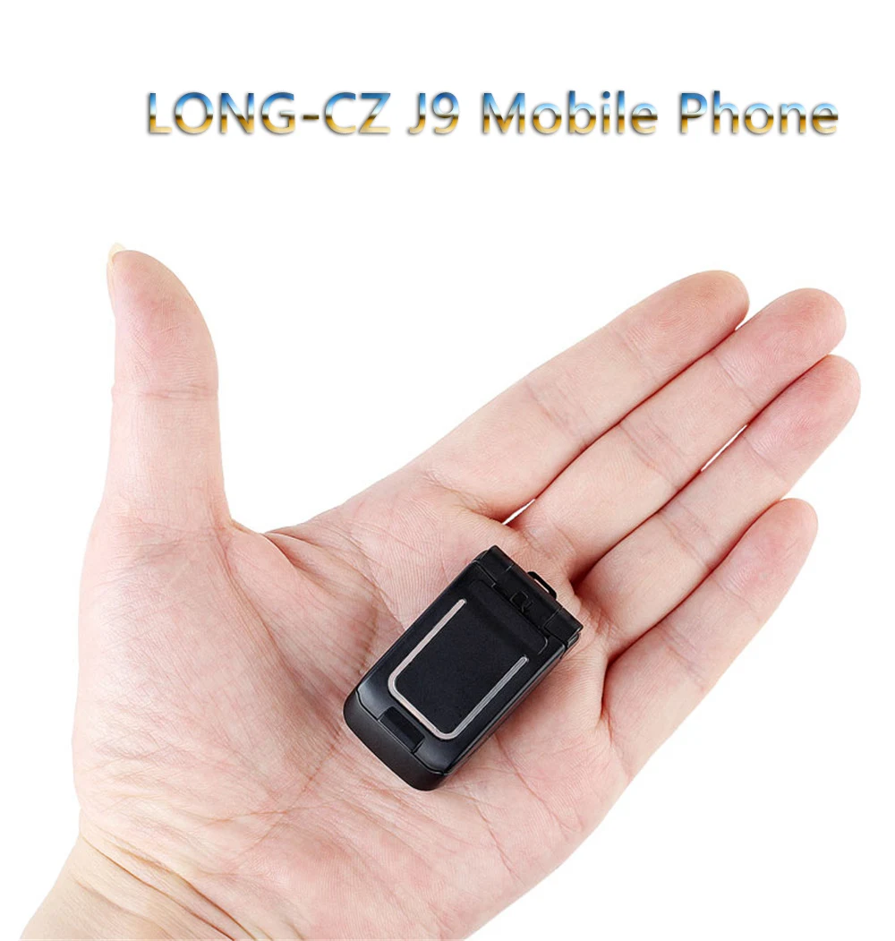 Mini Flip LONG-CZ J9 Mobile Phone Smalleset  Cell Phone Bluetooth Wireless Dialer Magic Voice FM SOS Handsfree Earphone For Kids
