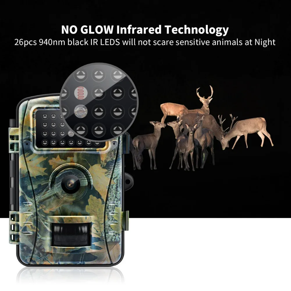 940NM инфракрасная охотничья камера 1080 P ночного видения Trail камера ловушка наружная водостойкая дикая природа игровые камеры Hunter Cam