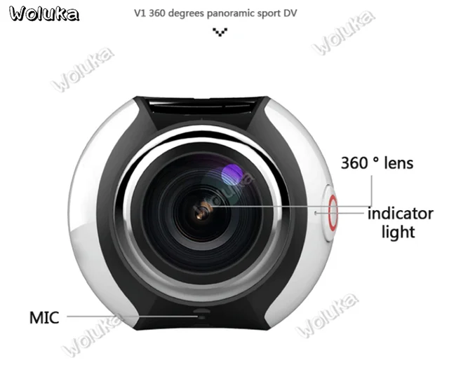 Rondaful V1 4K Camera 360 Degrees Panoramic Lens Sport Camera Professi –  Soho Emporium