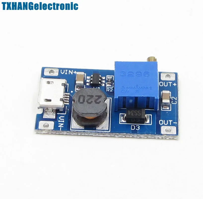 2A booster board DC-DC step-up input 224V to 5912  28V Replace XL6009 (1)