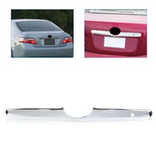 DWCX ABS Triple Chrome Tailgate Trunk Hatch Trim Bezel Cover for Toyota Camry 2006 2007 2008 2009 2010 2011