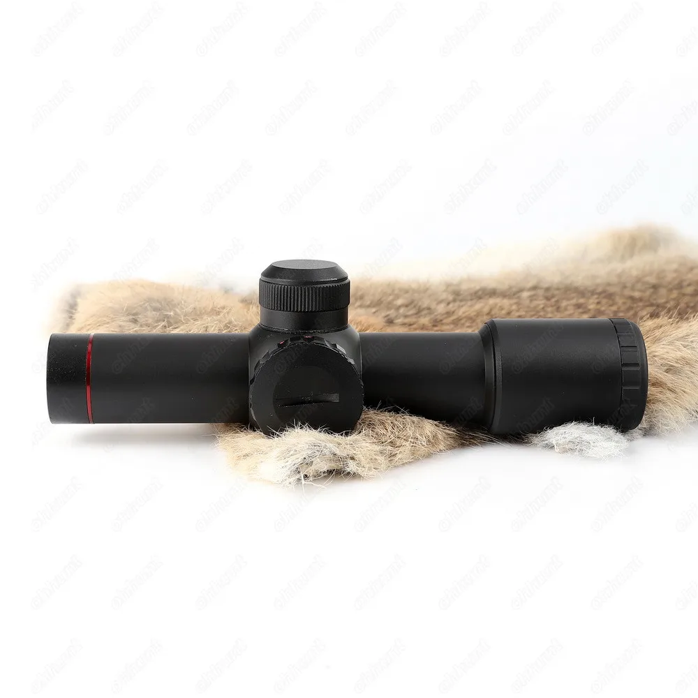 Компактный охотничий прицел Ohhunt 4.5x20E оптический с красной подсветкой и