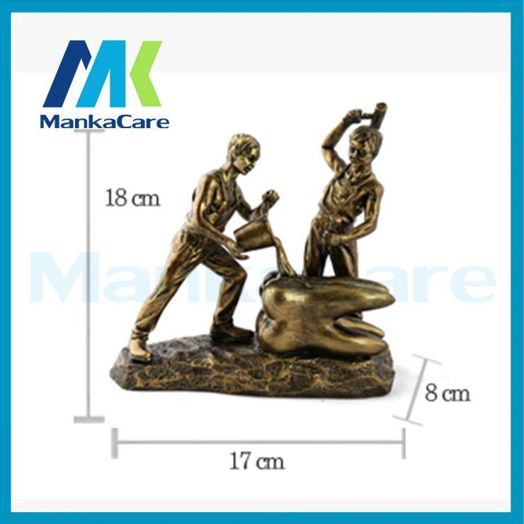 

Teeth Maker art figurine resin clinic decoration europe style Handicraft furnishing articles artwork innovation dental gift