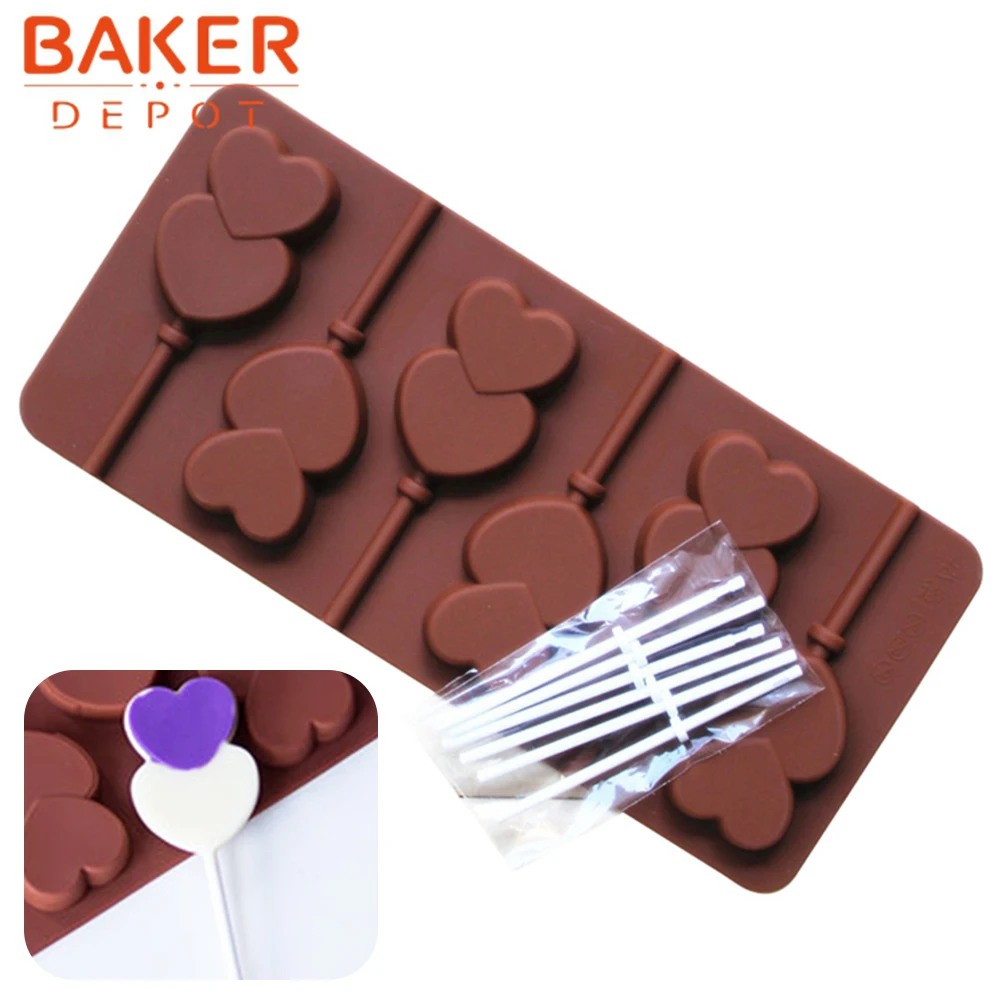 BAKER DEPOT, силиконовая форма для леденцов, конфеты, шоколадные формы, круглая форма для украшения торта, форма для выпечки, инструмент для выпечки, медведь, леденцы, формы для тортов - Цвет: CDSM-069