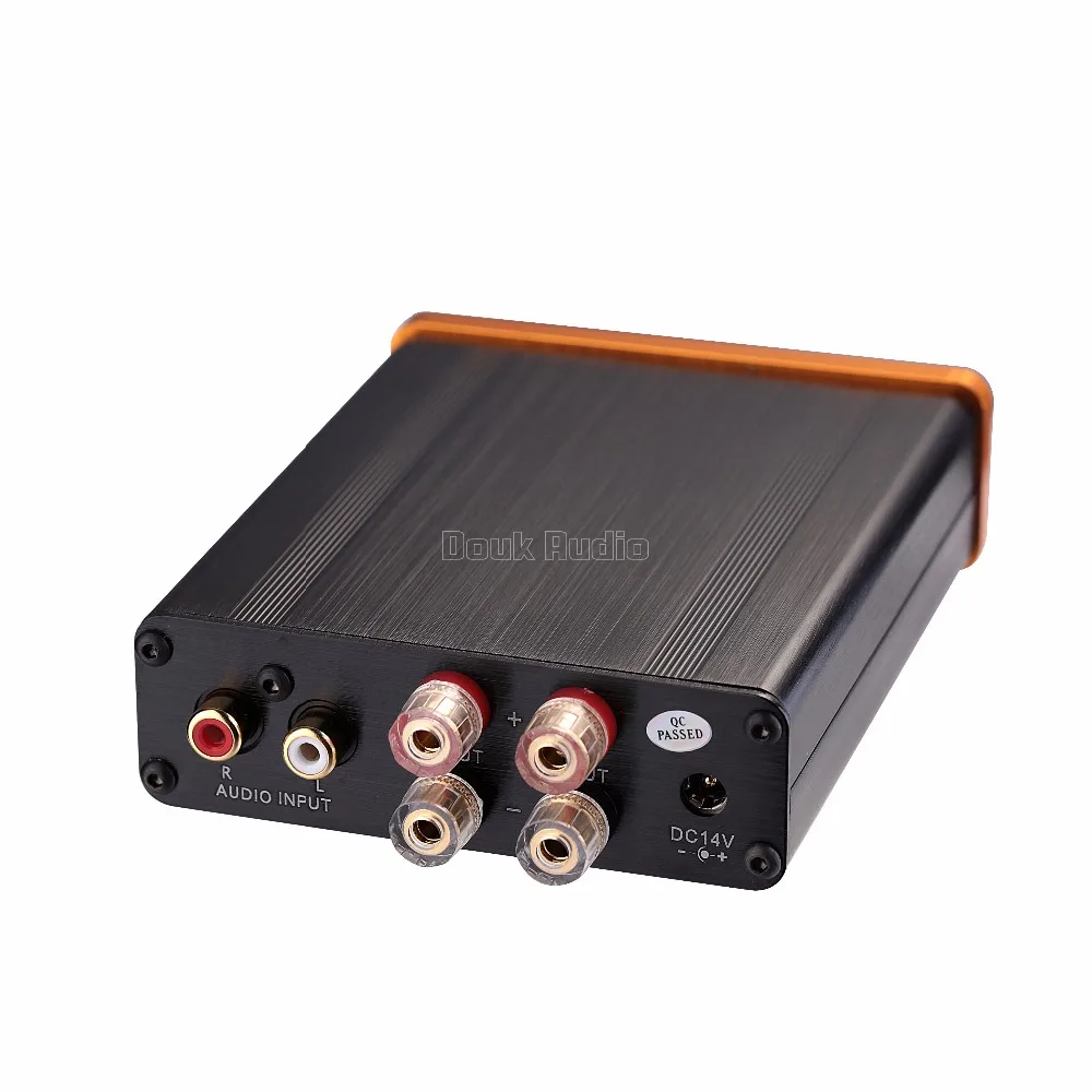 Douk аудио мини класс AB цифровой усилитель мощности Настольный HiFi стерео 2,0 канальный аудио усилитель