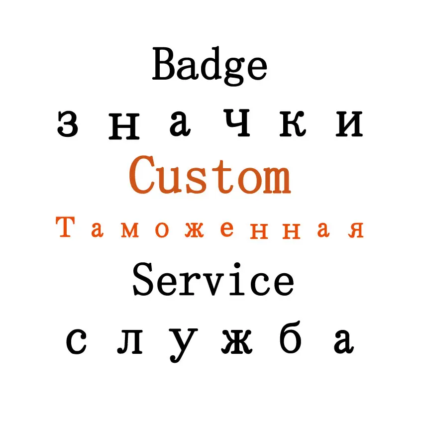

Cartoon Customize Service Badges Acrylic Pin Badge Custom Service
