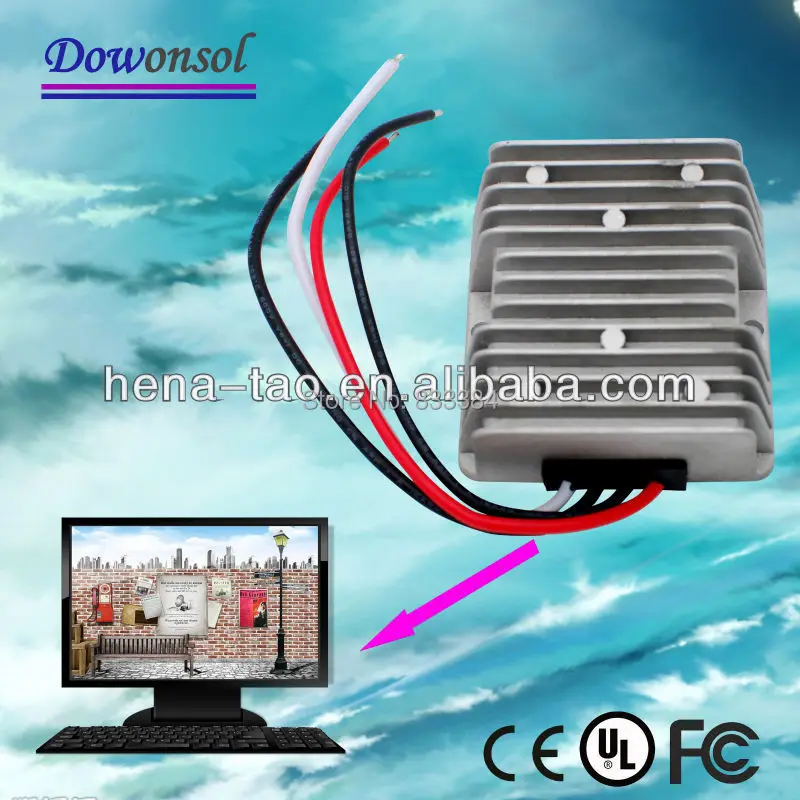 HOT SALE !! 90W 12V/24V dc to 9v dc 10A converter for car power supply