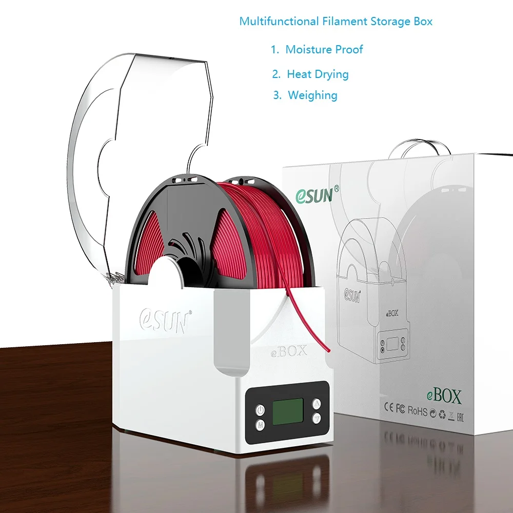 

eSUN eBOX 3D Printing Filament Storage Box Holder Keeping Dry Moisture proof Measuring Weight
