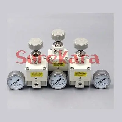 

IR3010-02BG 1/4" Pneumatic Precision Pressure Regulator Valve Air Component With Bracket and Pressure Gauge SMC Type