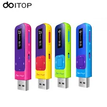 DOITOP 8G USB Flash MP3 плеер Hifi музыкальный плеер без потерь портативный USB флеш MP3 U диск плеер Поддержка записи ручка fm-радио