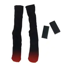 4,5 V двухслойные теплые носки с подогревом зимние обогреватели для ног хлопковые носки с подогревом электрические термоноски для катания на лыжах и пеших прогулок