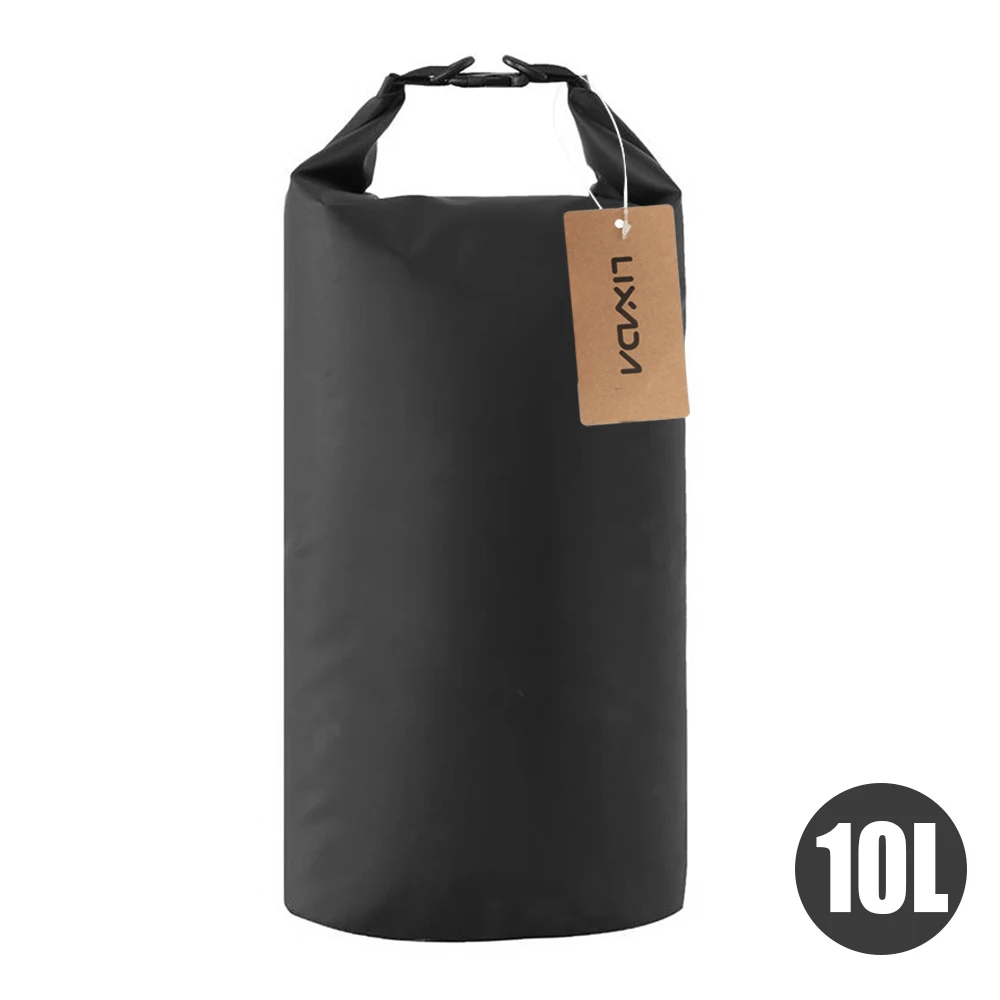 Lixada 10L/20L/30L водонепроницаемая сумка Каякинг рафтинг водные виды спорта сухой мешок водный спорт для каякинга рафтинг - Цвет: black 10L