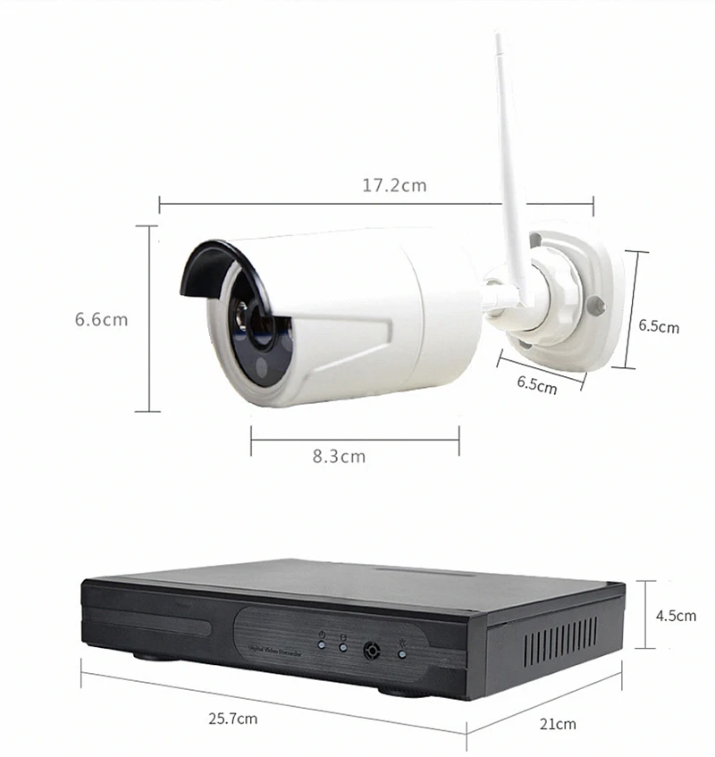 Система видеонаблюдения беспроводная на 4 камер уличные 4ch CCTV Nvr комплект 1080P 1ТБ HDD 2MP wifi ночное видение инфракрасный Plug& Play набор камера наружного наблюдения с фотоаппаратами